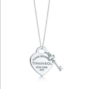 Tiffany & Co. Heart Tag & Key Necklace💎